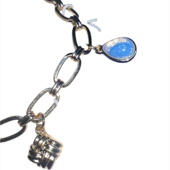 Nautica  Gold Tone Women Charm Bracelet - Picture 4 of 4